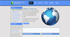 Desktop Screenshot of dataentry-biz.com